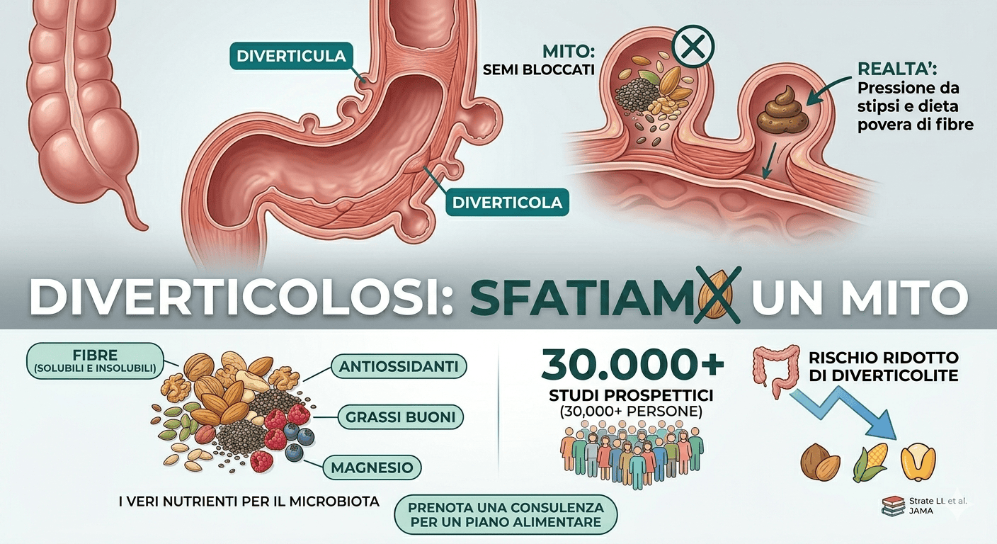 Diverticoli e Semi: Perché è ora di sfatare un vecchio mito